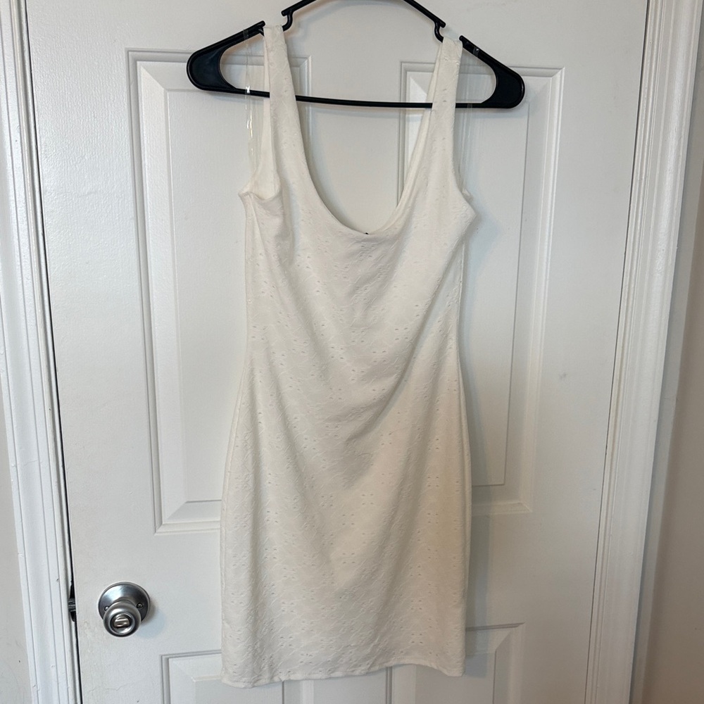Windsor Ivory Textured Mini Dress